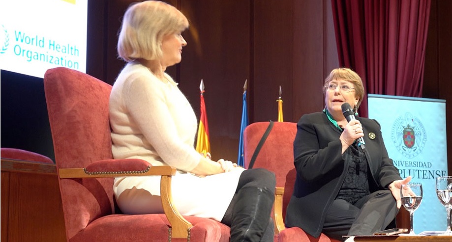 Michelle Bachelet en COP25: «El cambio climático afecta a la salud de los más vulnerables»