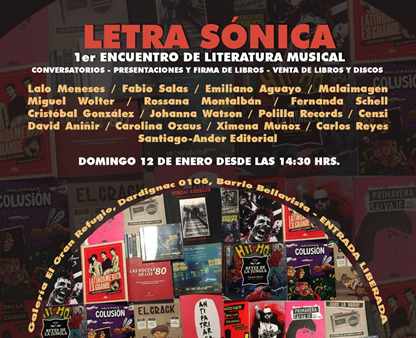 Letra Sónica: el evento de literatura musical que no puedes perderte