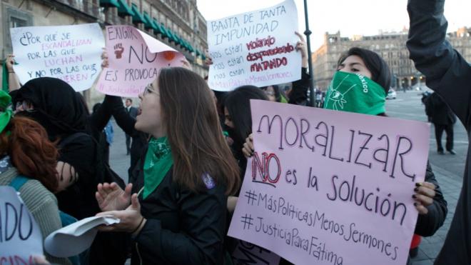 Tras femicidios de Fátima e Ingrid: Feministas mexicanas exigen justicia y leyes de protección para las mujeres
