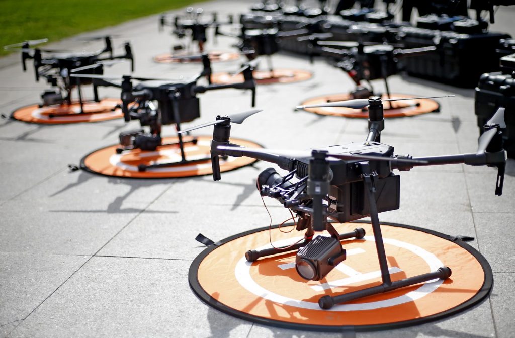 Municipalidad de Estación Central inicia proceso de sanitización con drones