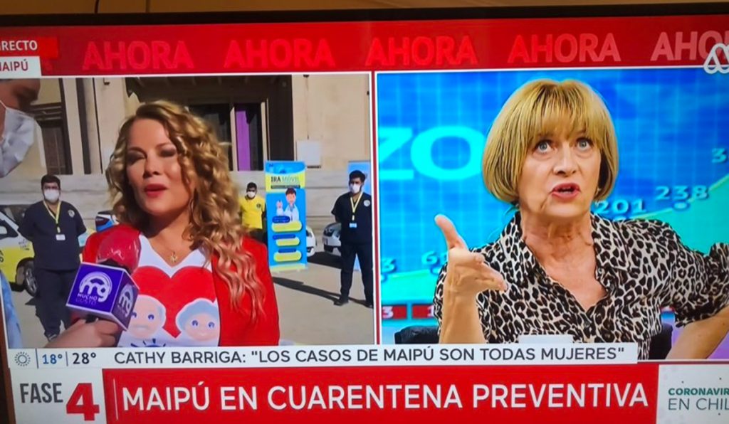 VIDEO| Cathy Barriga afirma que en Maipú habría muerto segunda persona por Coronavirus y Evelyn Matthei cuestiona la información