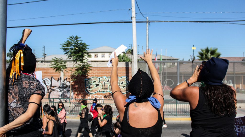VIDEO| El acto feminista en las afueras de la Cárcel de San Joaquín en el Día de las Mujeres 