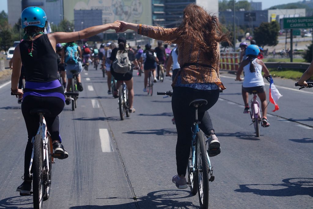 Cicletada de Las Niñas convoca a campaña de recolección para personas menstruantes