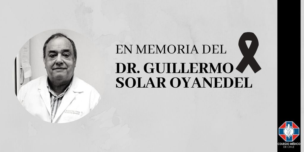 Segunda muerte de un médico en Chile: Destacado broncopulmonar Guillermo Solar Oyanedel fallece por COVID-19