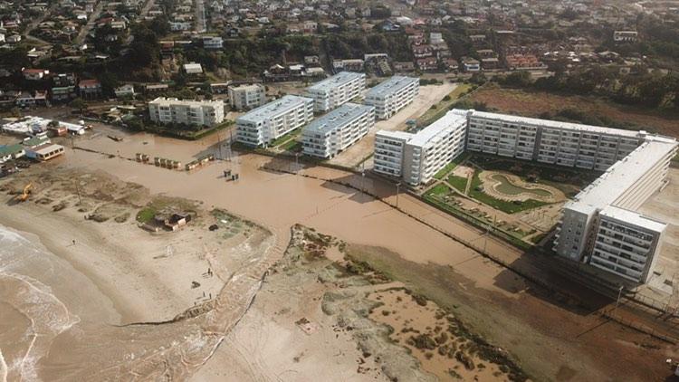 REDES | Indignación causa inundación y daño ambiental provocado por proyecto inmobiliario edificado sobre humedal en los Molles